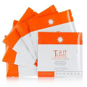 lingettes de poche autobronzantes Tan Towel