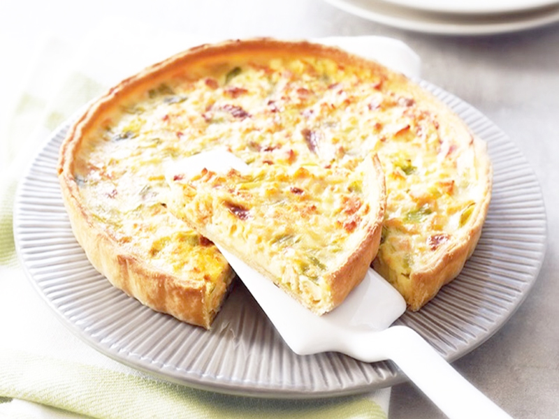 quiche saumon