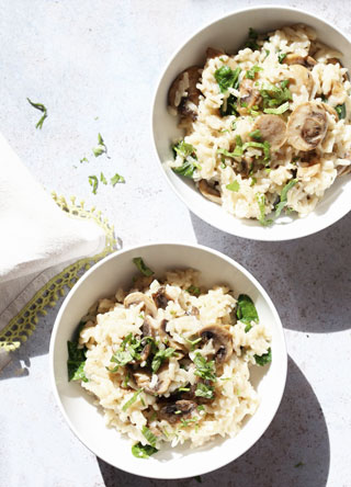 risotto cèpes parmesan