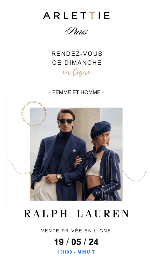 Vente privée Ralph Lauren 2024